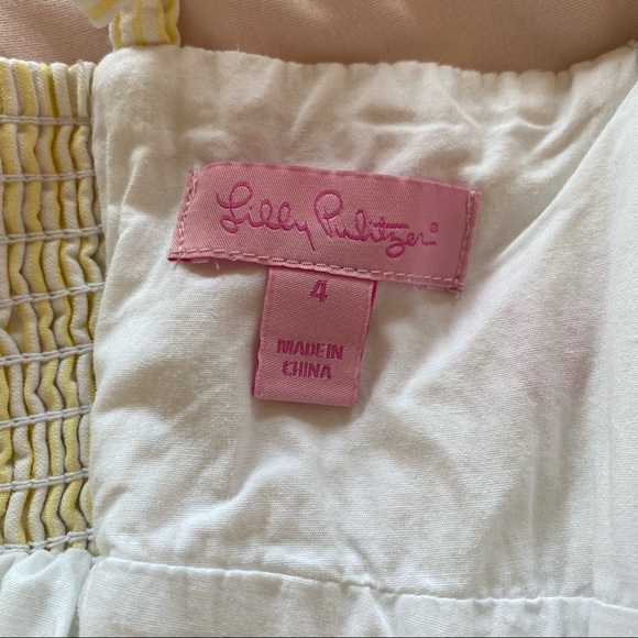Lilly Pulitzer Kelley Starfruit Horseshoe Dress size 4 - Picture 11 of 14